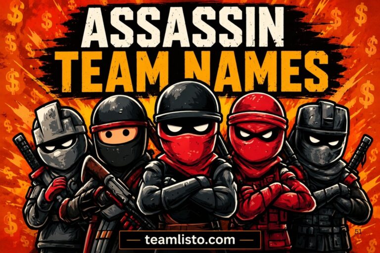 assassin team names