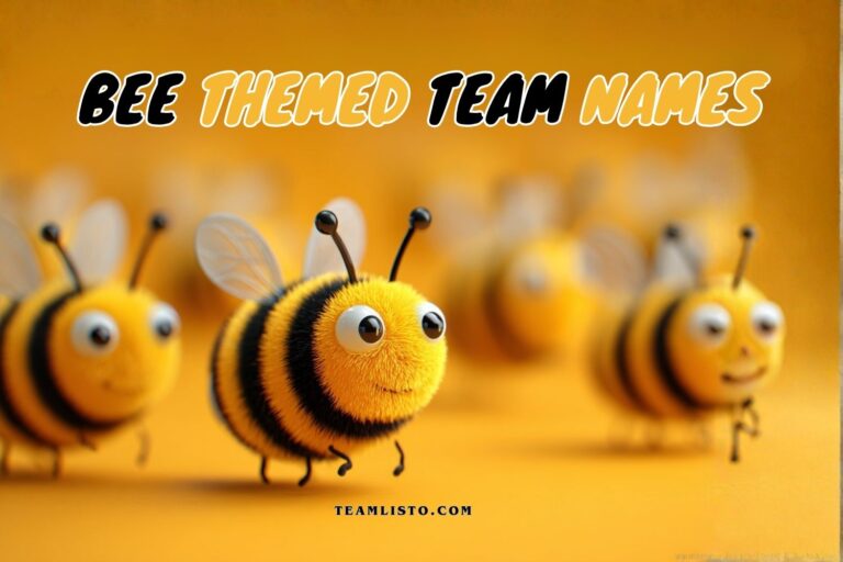 bee themed team names