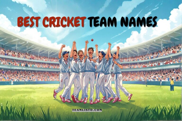 best cricket team names