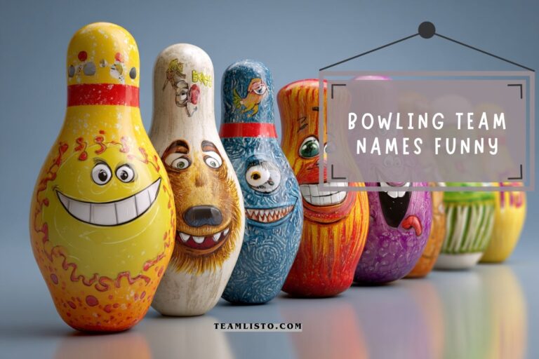 bowling team names funny