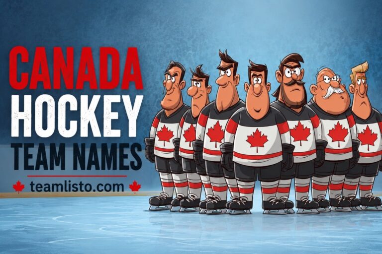 canada hockey team names