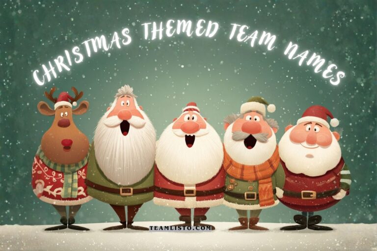 christmas themed team names