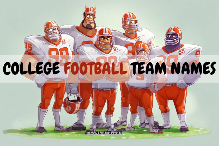 college football team names