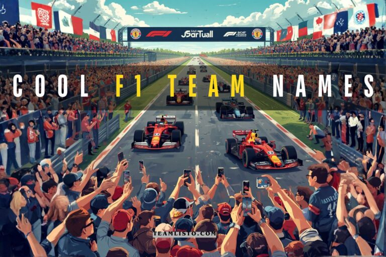 cool f1 team names