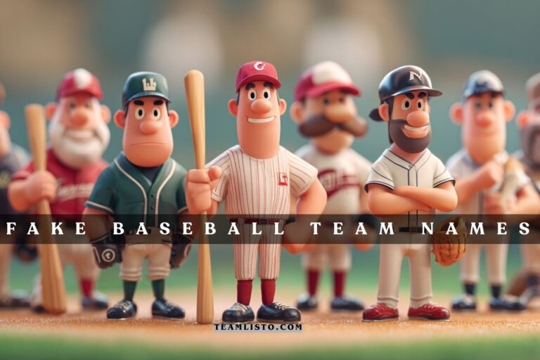 fake baseball team names