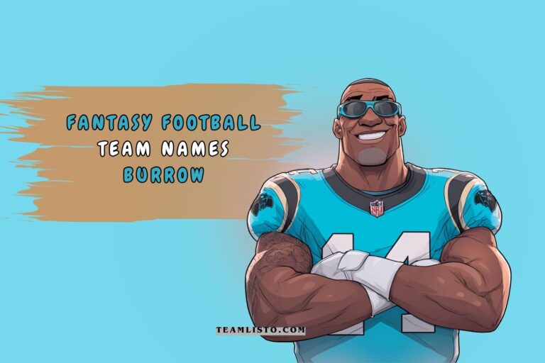 fantasy football team names burrow
