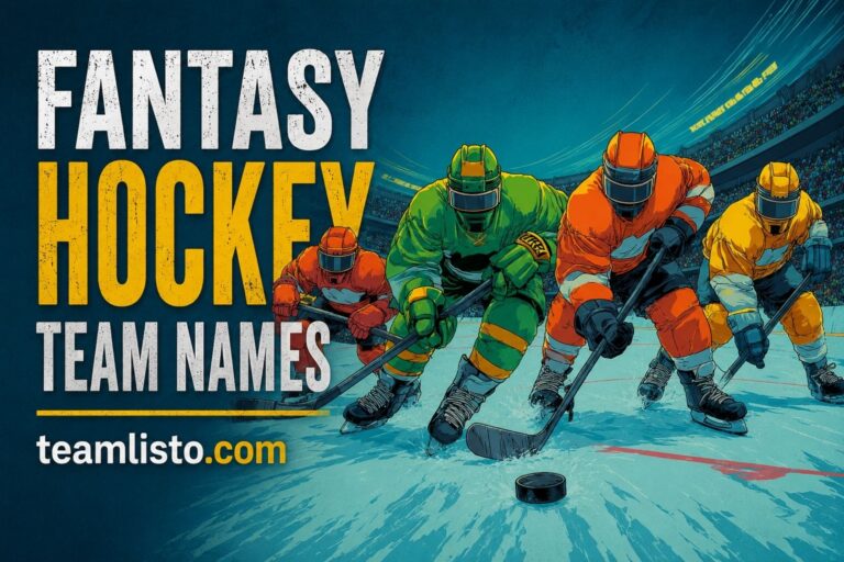 fantasy hockey team names