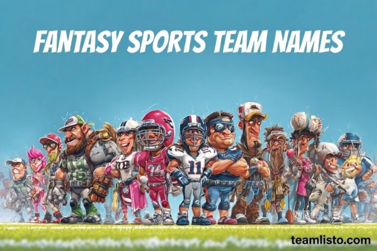 fantasy sports team names