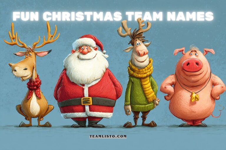 fun christmas team names