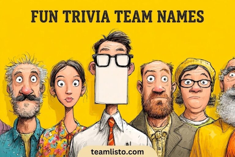 fun trivia team names