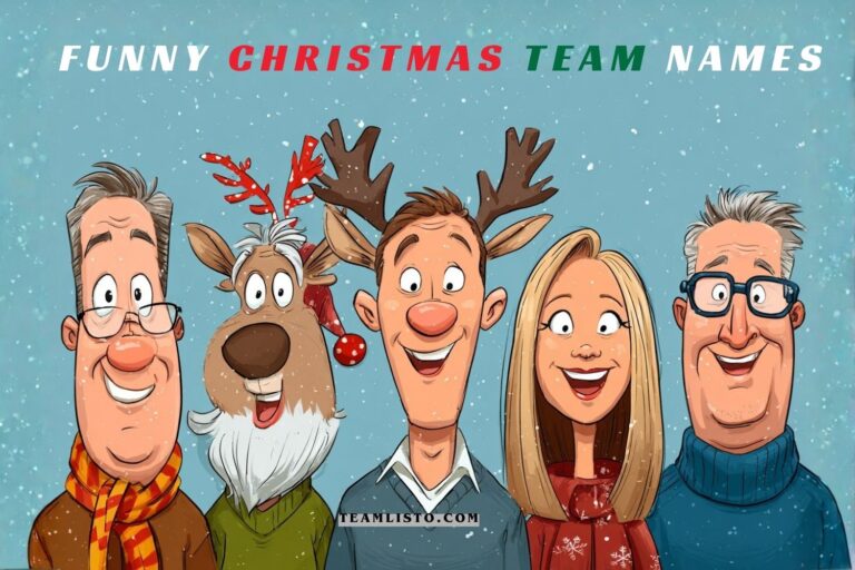 funny christmas team names