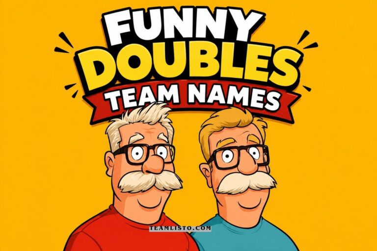 funny doubles team names