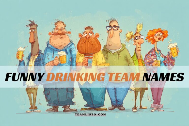 funny drinking team names