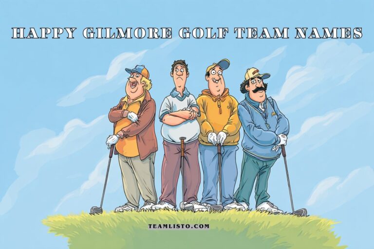 happy gilmore golf team names