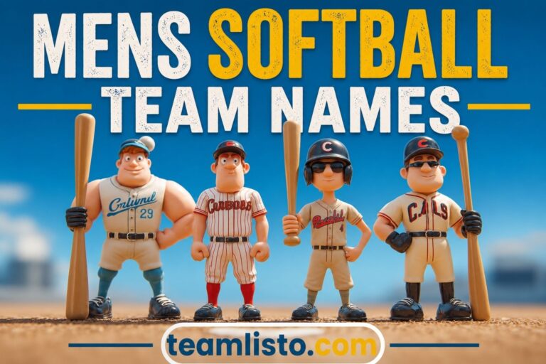 mens softball team names