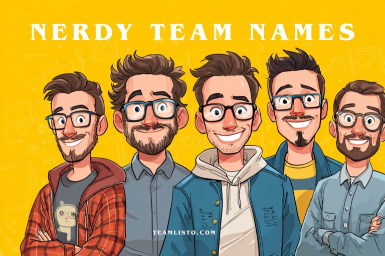 nerdy team names