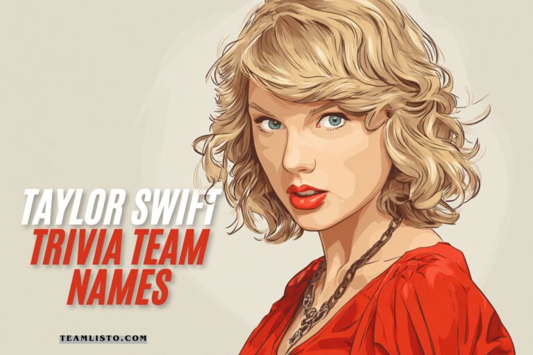 taylor swift trivia team names