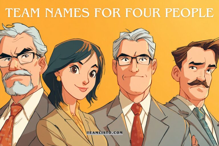 team names for four people