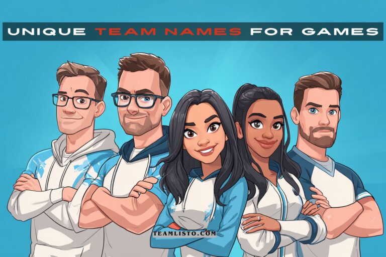 unique team names for games