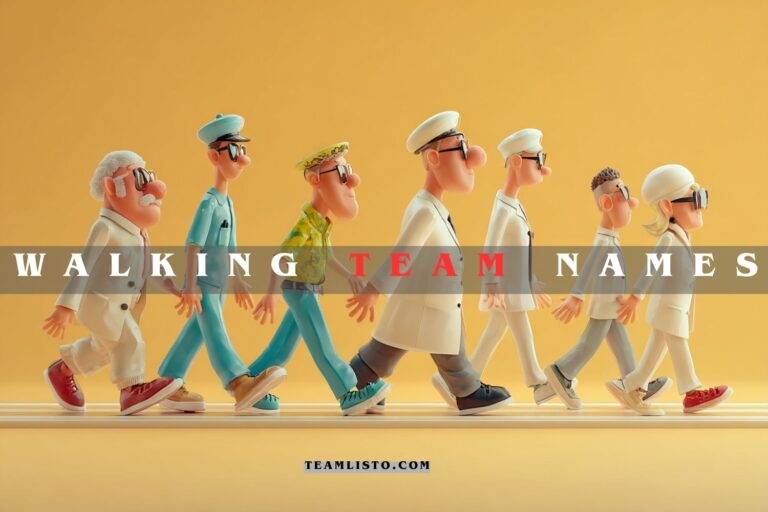 walking team names