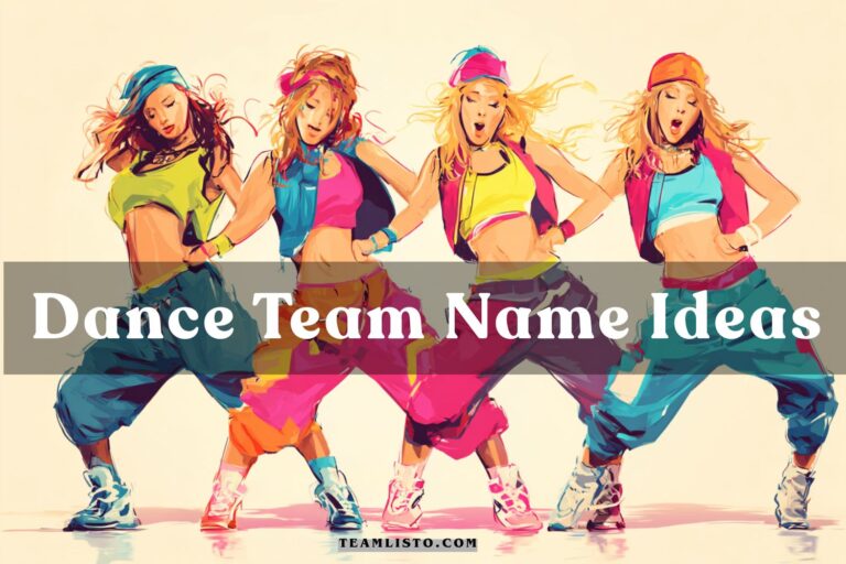 dance team name ideas