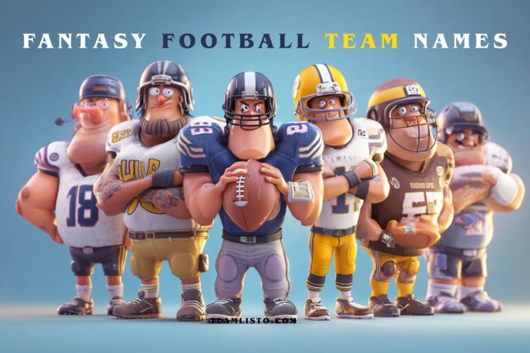 fantasy football team names