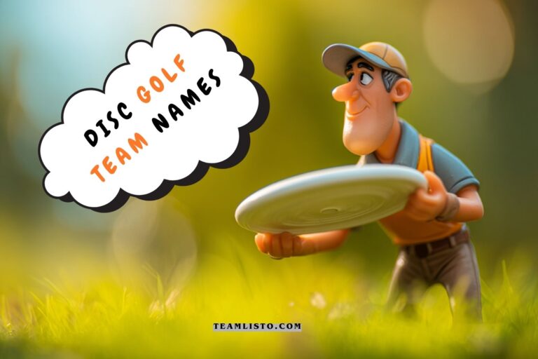 disc golf team names