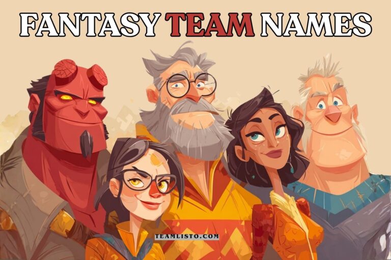 fantasy team names