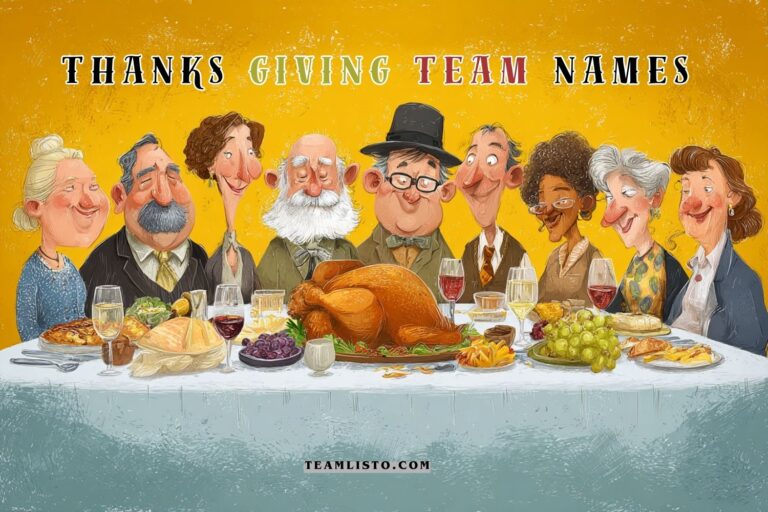 thanksgiving team names
