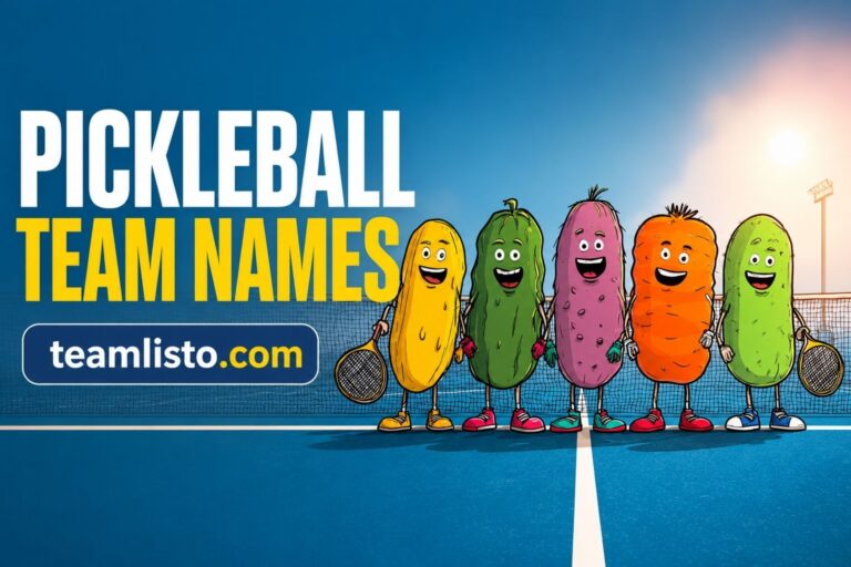 pickleball team names